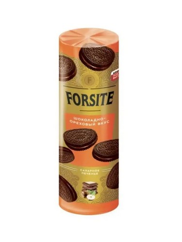 Печенье Forsite с шоколадно ореховым вкусом 220гр