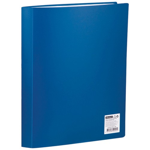 Папка А4 на 60 вклад. синяя HF60AP Китай 
