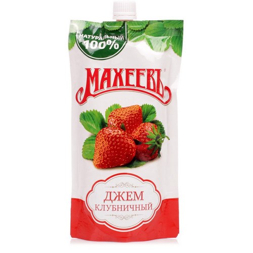 Джем Клубничный Махеев дой пак 300гр